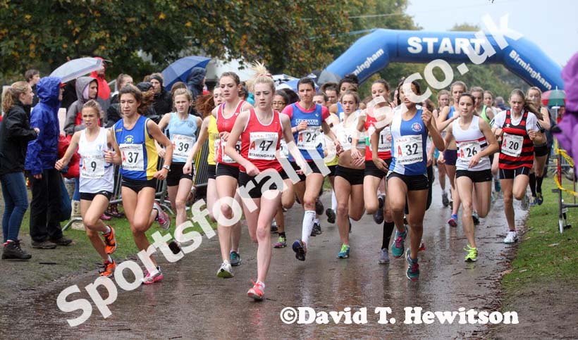 Start of the under-17 women, ERRA Natioanl Athletes Road Relay. Photo: David T. Hewitson/Sports for All Pics